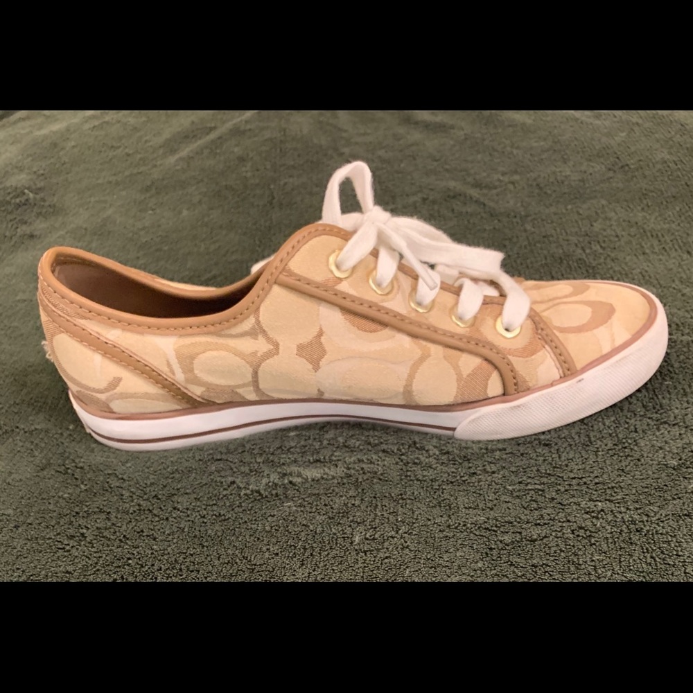 Coach sneakers Khaki & White 7.5 Barrett - Picture 5 of 10
